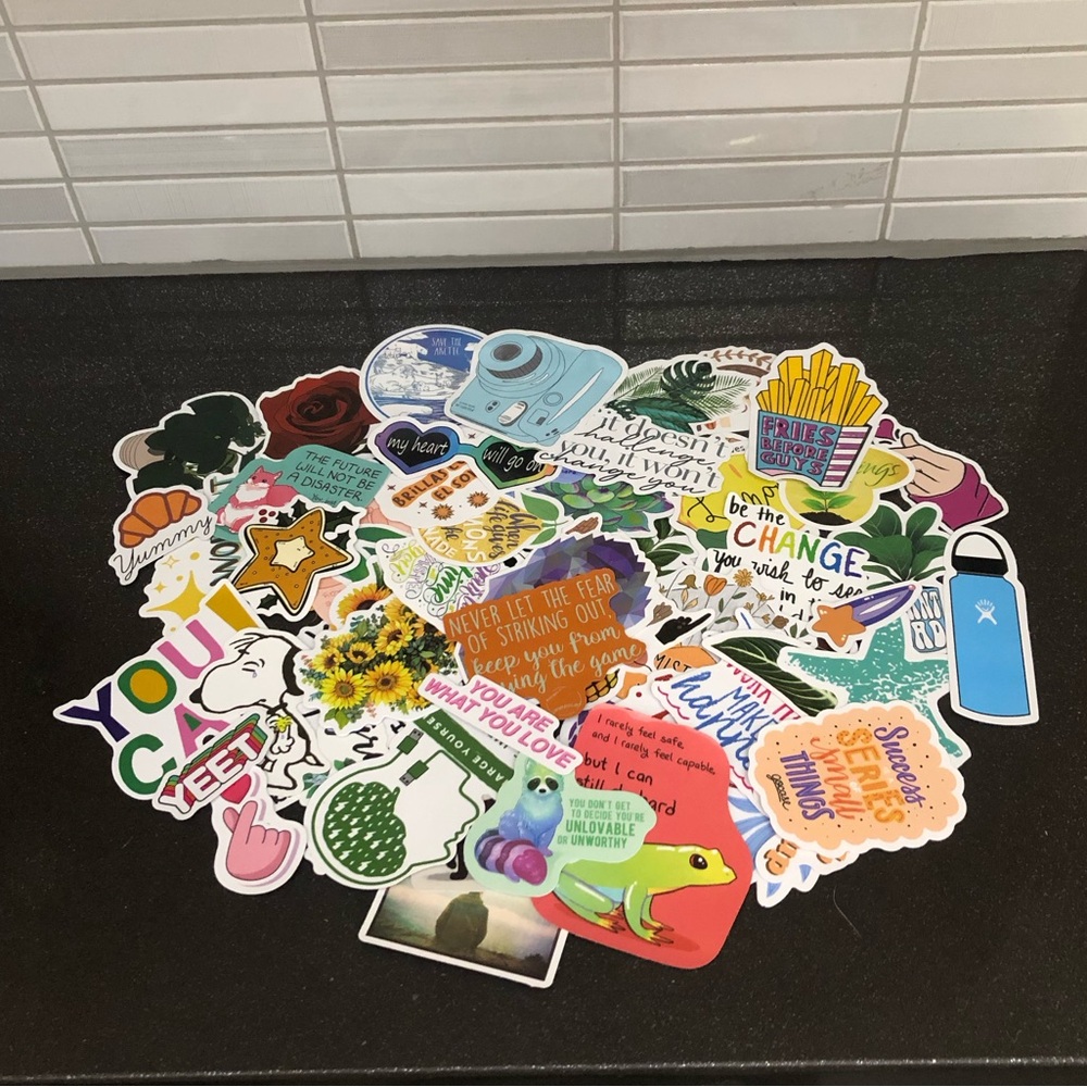 75+ misc. individual stickers